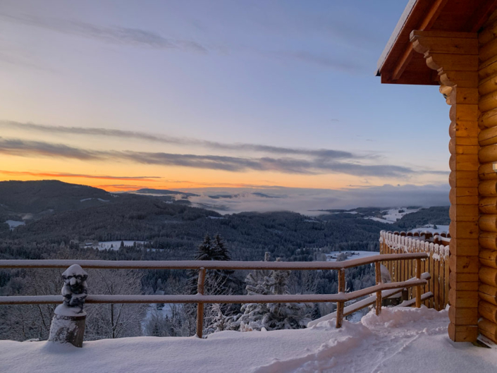 Neuschnee und Sonnenschein