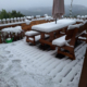 Schneefall auf der Hütte - Keine Schäden durch Starkregen