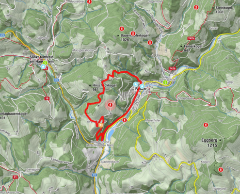 Ein weiteres praktisches Karten-Tool zeigt den Verlauf des Mondwegs und wichtige Punkte entlang der Strecke